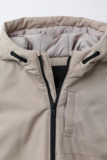 LIGHTWEIGHT WATER-REPELLENT PARKA - Stone by Zara - Image 6