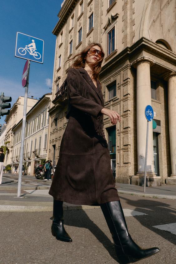 BOTA ALTA COWBOY Negro ZARA España - Main Image