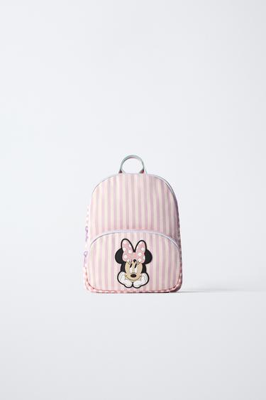 MINNIE MOUSE © DISNEY STRIPE BACKPACK - Pink Zaralta