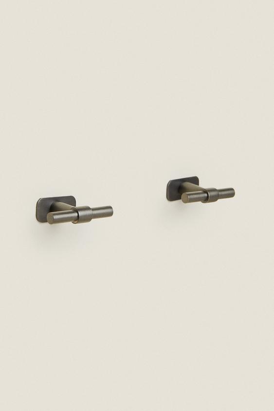 LOT BOUTONS MEUBLE MÉTAL ALLONGÉ (LOT 2) - Gris de Zara - Image 1