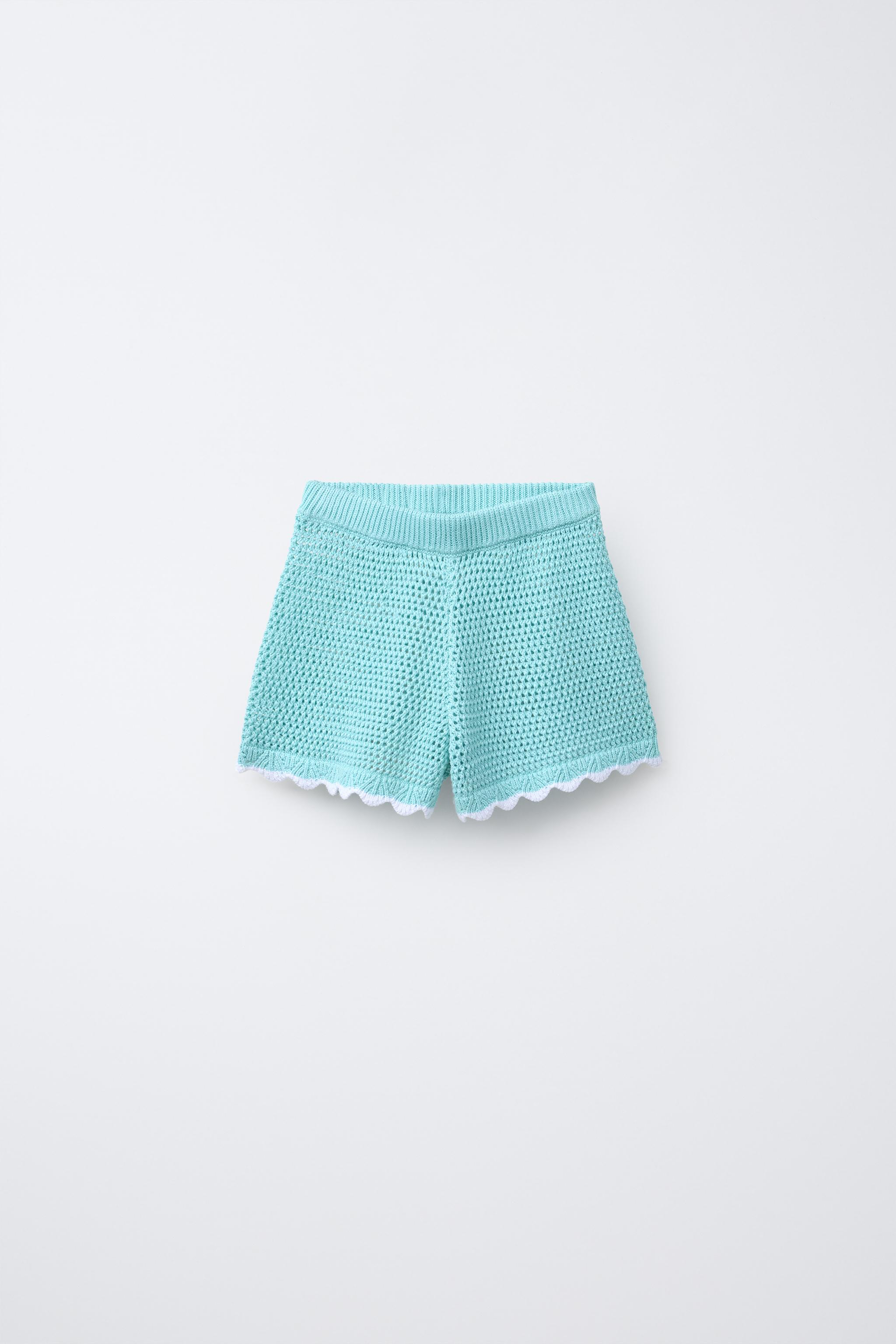 Contrast Knit Shorts – JUEMI