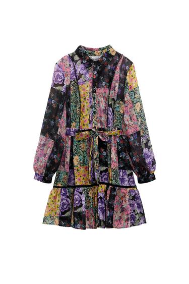 SHORT PRINTED DRESS