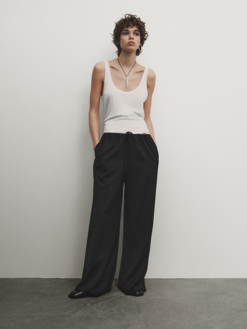 Zara Semi Sheer Trousers