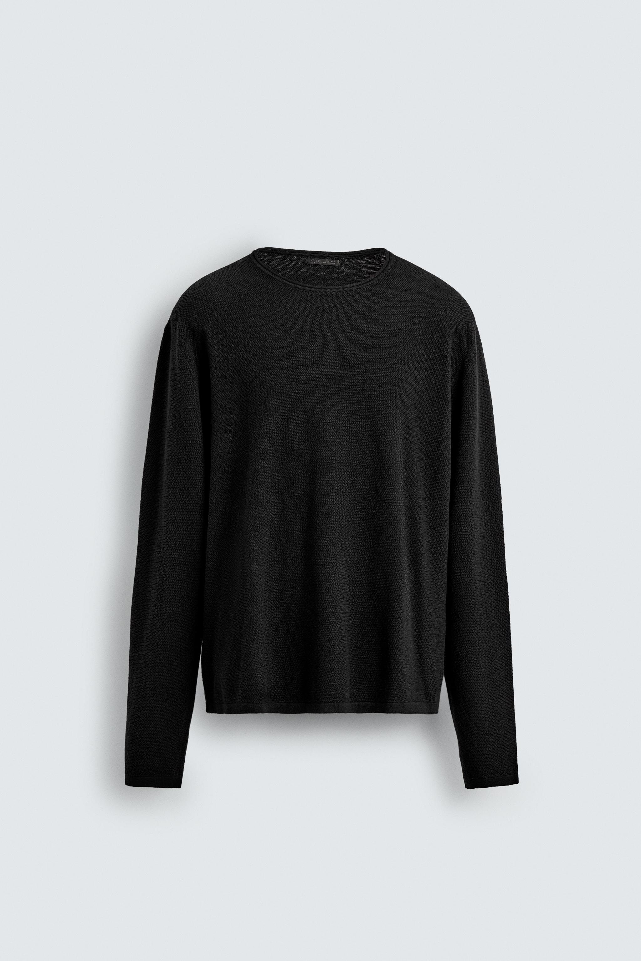 ZARA セーター 黒 ウール＆シルク セーター 50TH ANNIVERSARY - ブラック | ZARA