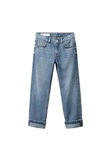 Zara STRAIGHT LEG JEANS - Blue