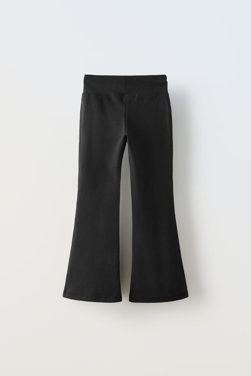 Zara Black Printed Pants