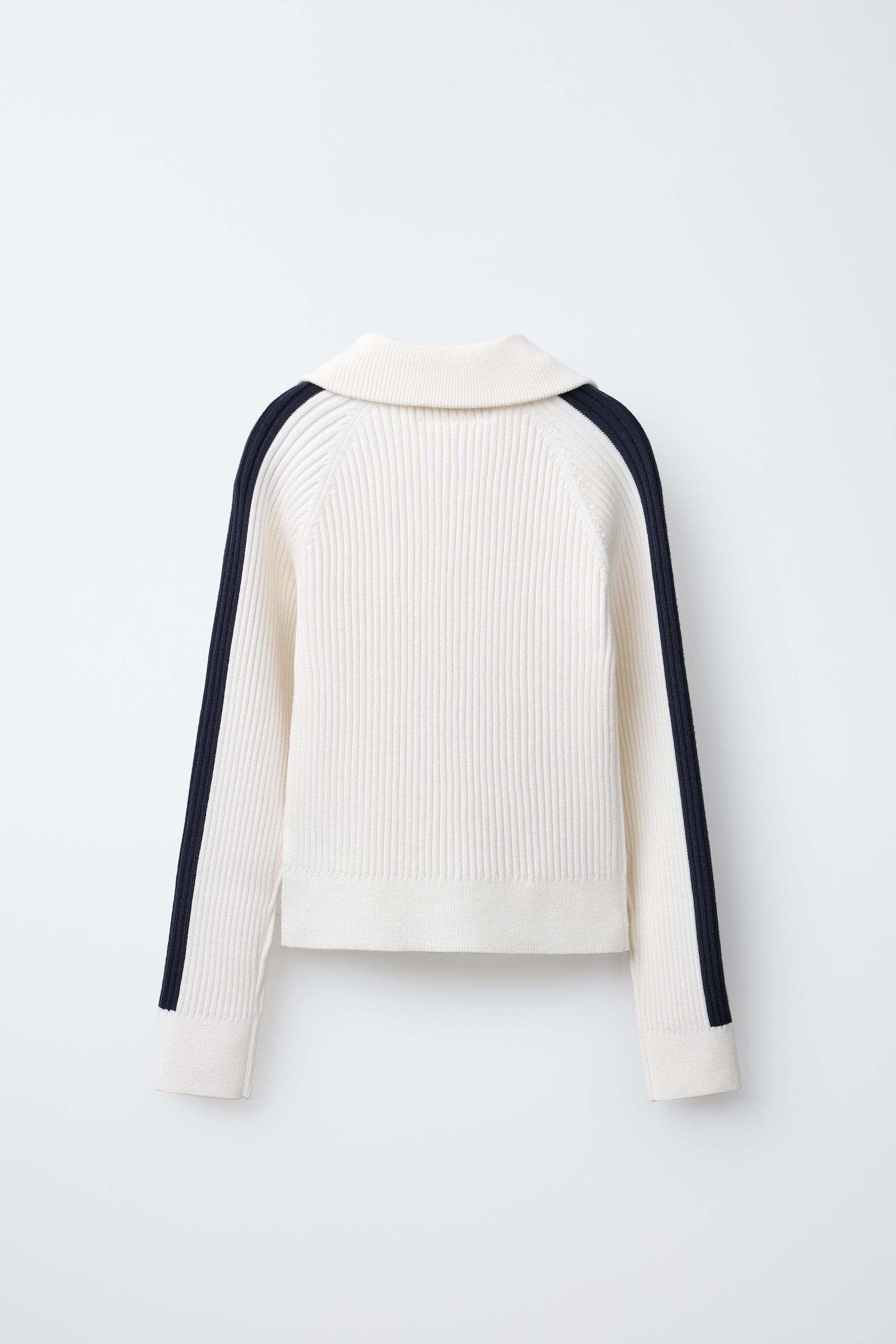 ZIP CARDIGAN - Ecru | ZARA United States