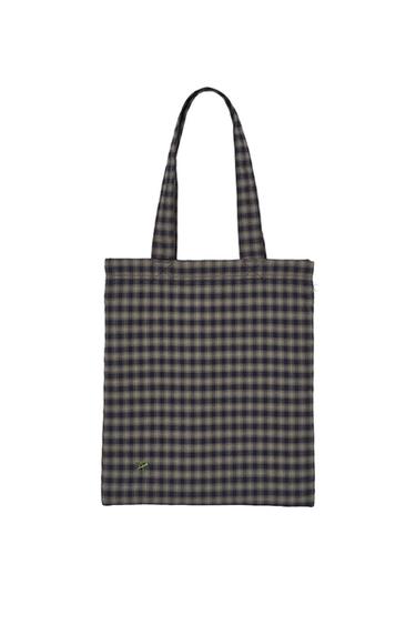 FABRIC TOTE BAG - Green by Zara