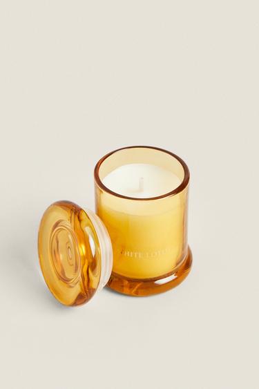 (45 G) WHITE LOTUS SCENTED CANDLE - Intense red by Zara - Image 1