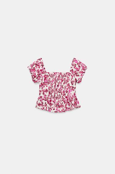 PRINTED BUSTIER TOP - 107 by Zara - Image 7
