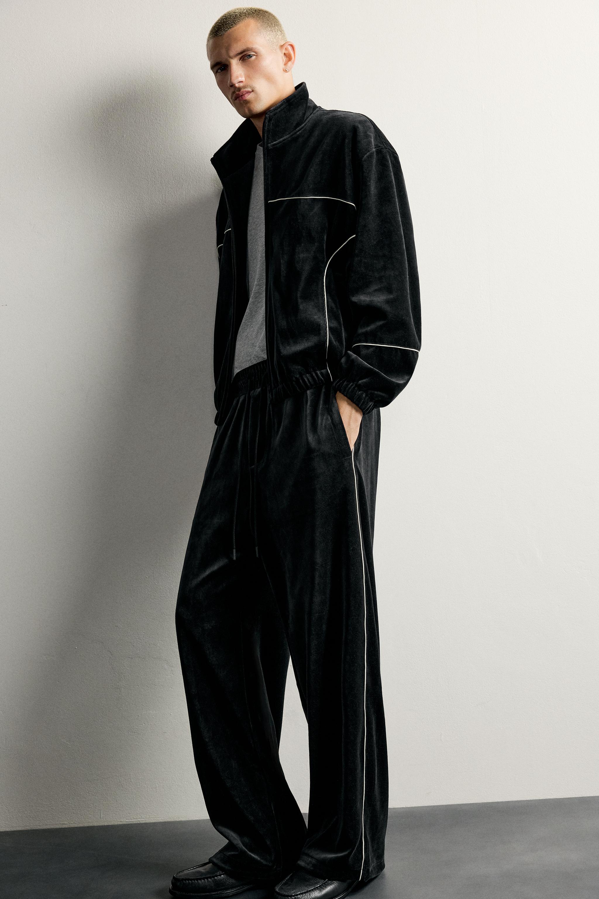 RETRO VELOUR TRACK PANTS