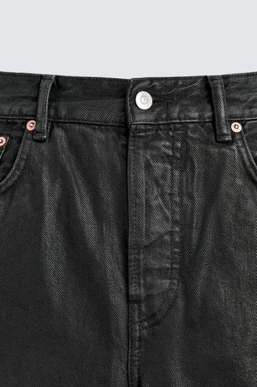 STRAIGHT ANKLE FIT LIMITED EDITION JEANS - Black by Zara