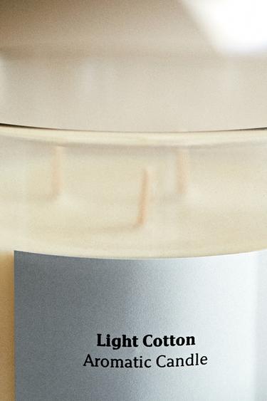 (620 G) BOUGIE PARFUMÉE LIGHT COTTON - blanc de Zara - Image 6