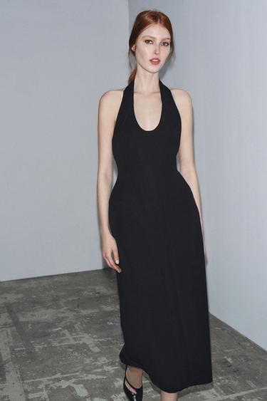 ZW COLLECTION LIMITED EDITION ŠATY HALTER - Černá od Zara - Obrázek 0
