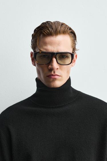 SQUARE SUNGLASSES - Tortoiseshell by Zara - Image 0