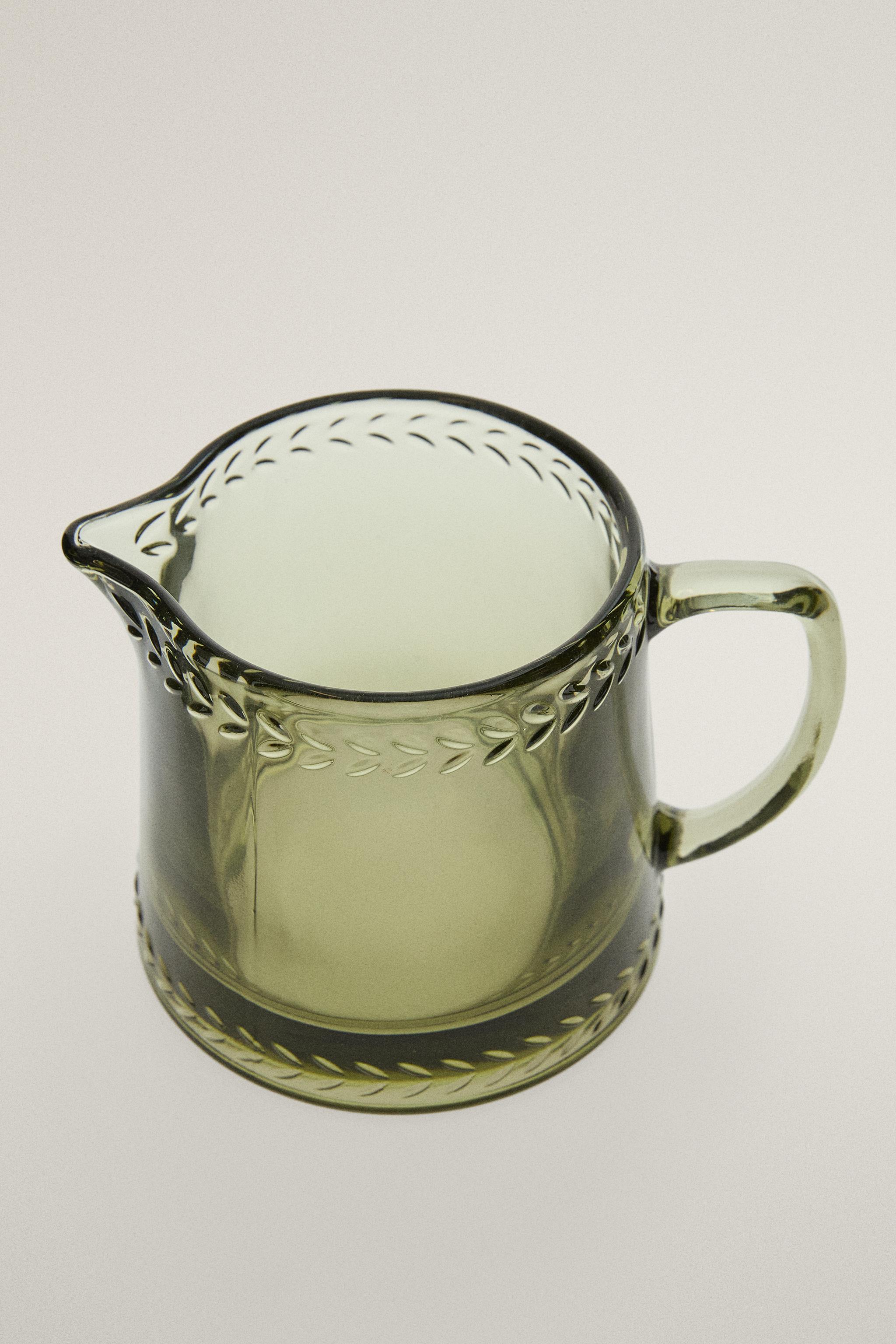 PICHET À LAIT EN VERRE DE NOËL