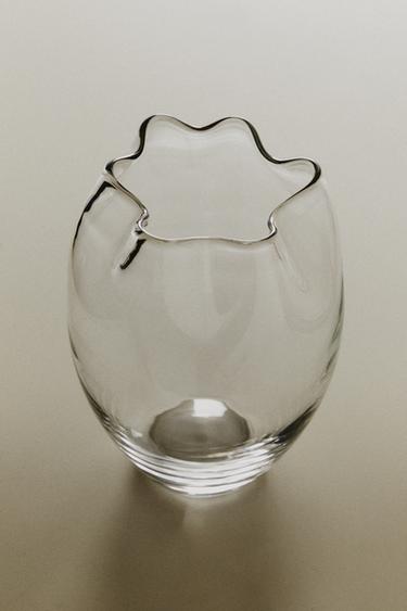WAVY VASE - Transparent by Zara