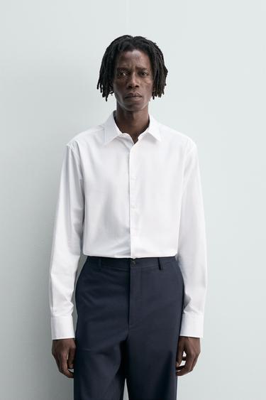 CAMISA ESTRUCTURA EASY CARE - Blanco de Zara