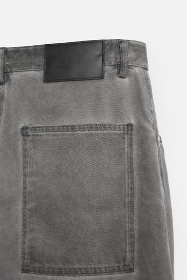 BALLOON FIT JEANS - Grey by Zara - Image 9