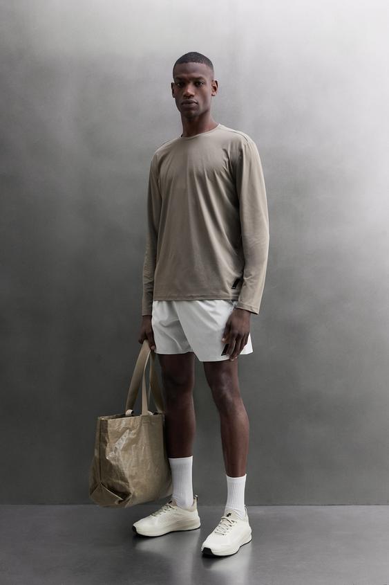 TRAINING TECHNICAL LONG SLEEVE T-SHIRT - Light brown by Zara - Image 0