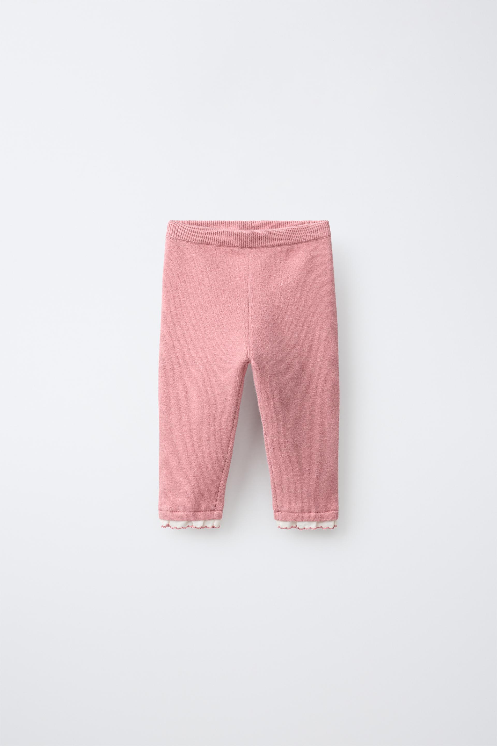 Knit Ruffle Leggings