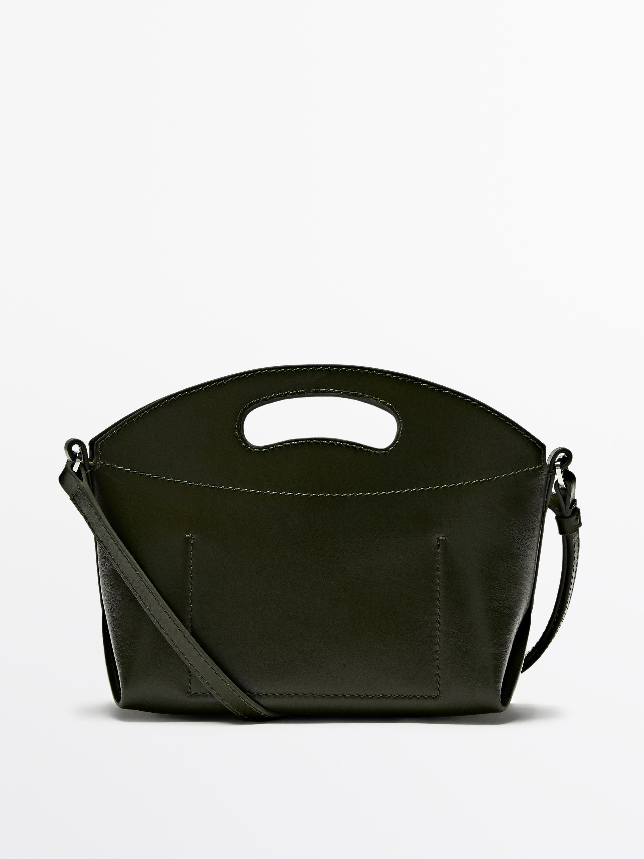 Nappa leather mini crossbody bag - Black | ZARA Canada