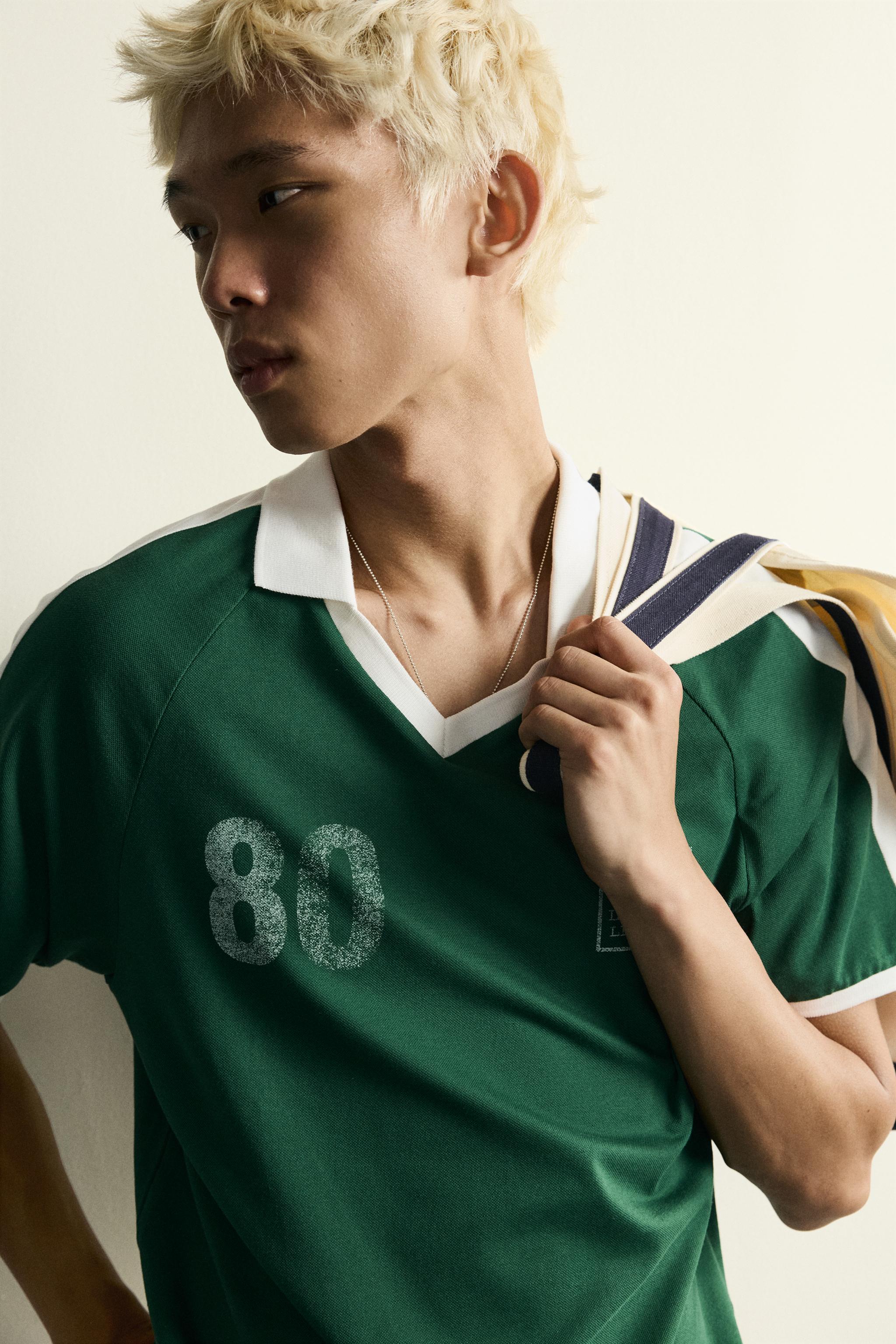 RETRO SOCCER CONTRAST POLO