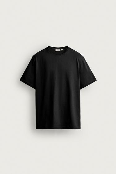 MEDIUM-WEIGHT SUPIMA® T-SHIRT — Black 1