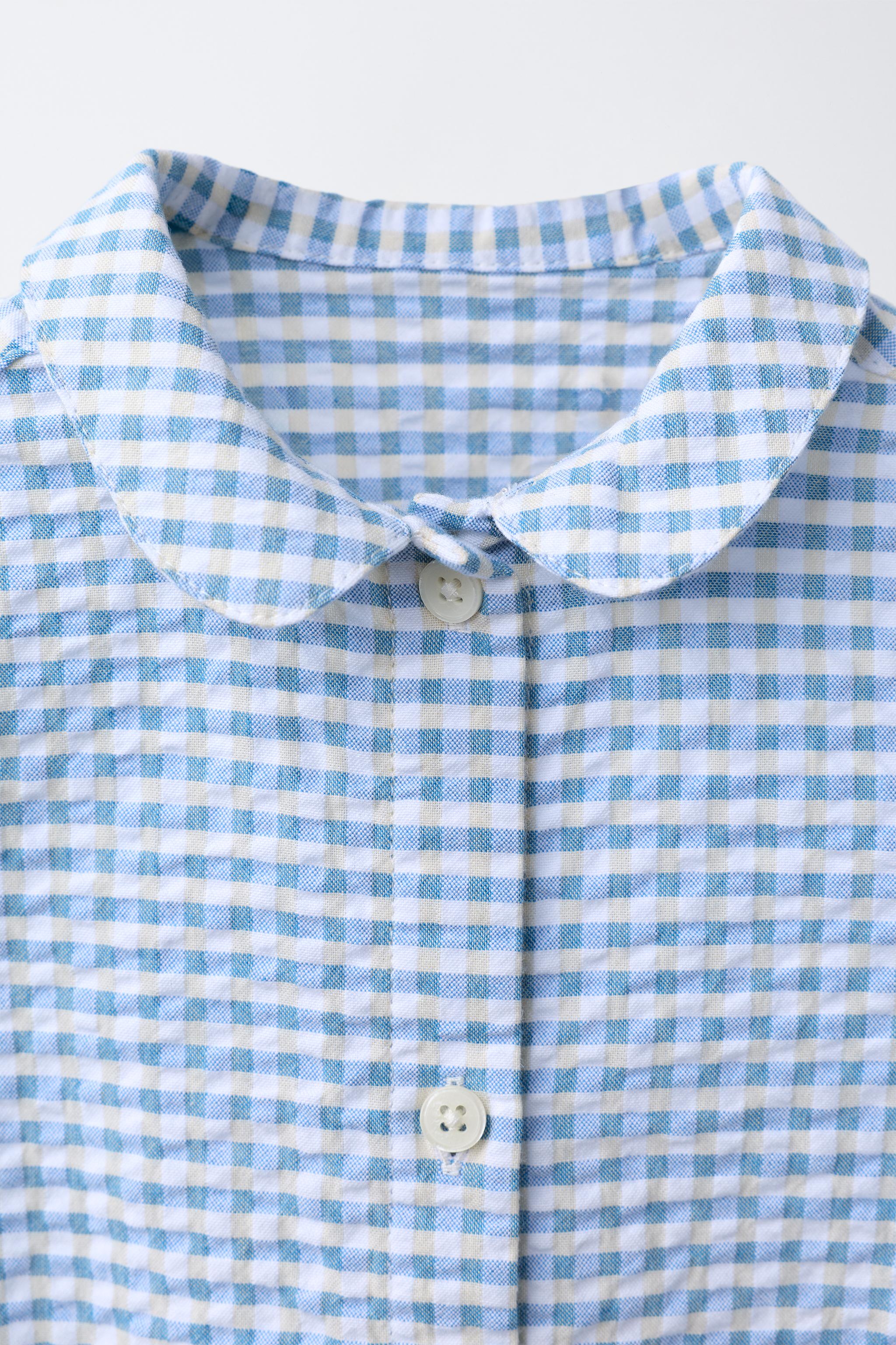 GINGHAM PRINT BODYSUIT