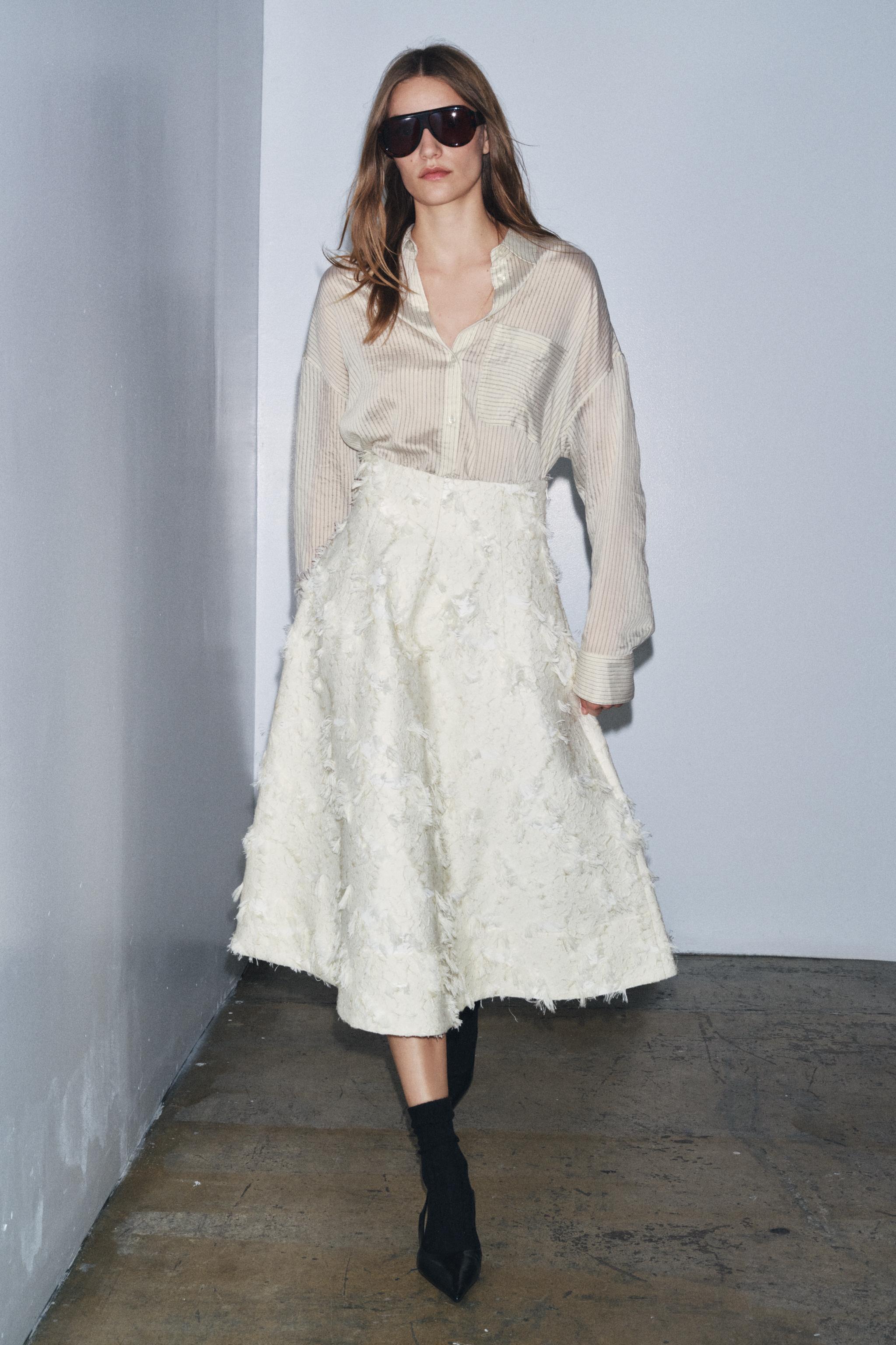 JUPE MI-LONGUE STRUCTURÉE ZW COLLECTION