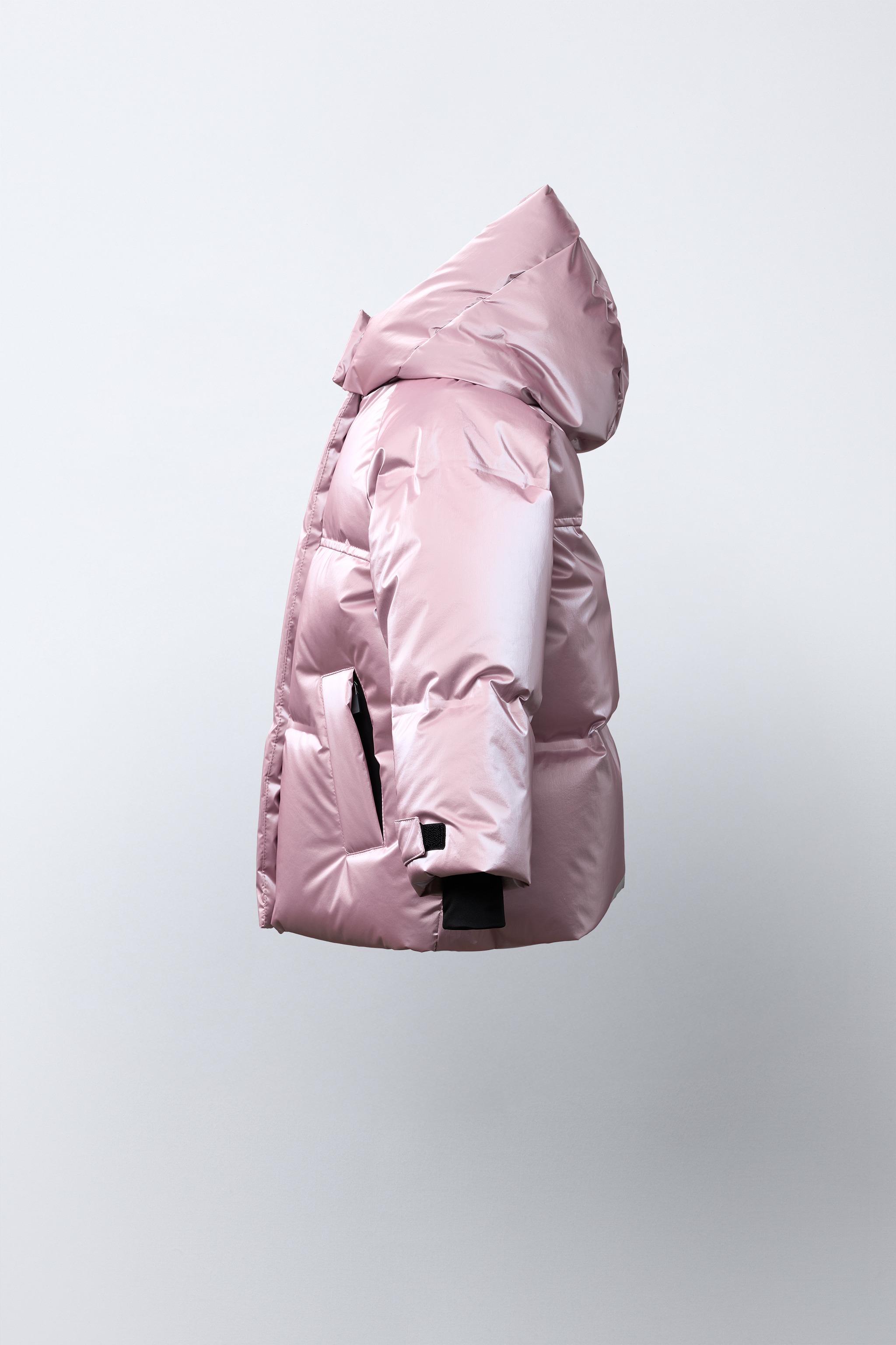 METALLIC WATER-RESISTANT AND WINDPROOF DOWN JACKET RECCO® SYSTEM SKI COLLECTION