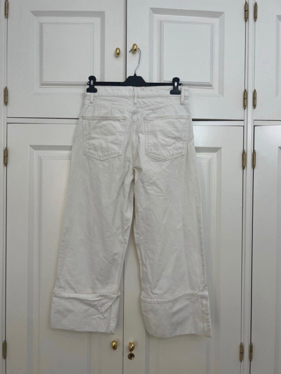 WIDE-LEG TURN-UP JEANS - Image 2