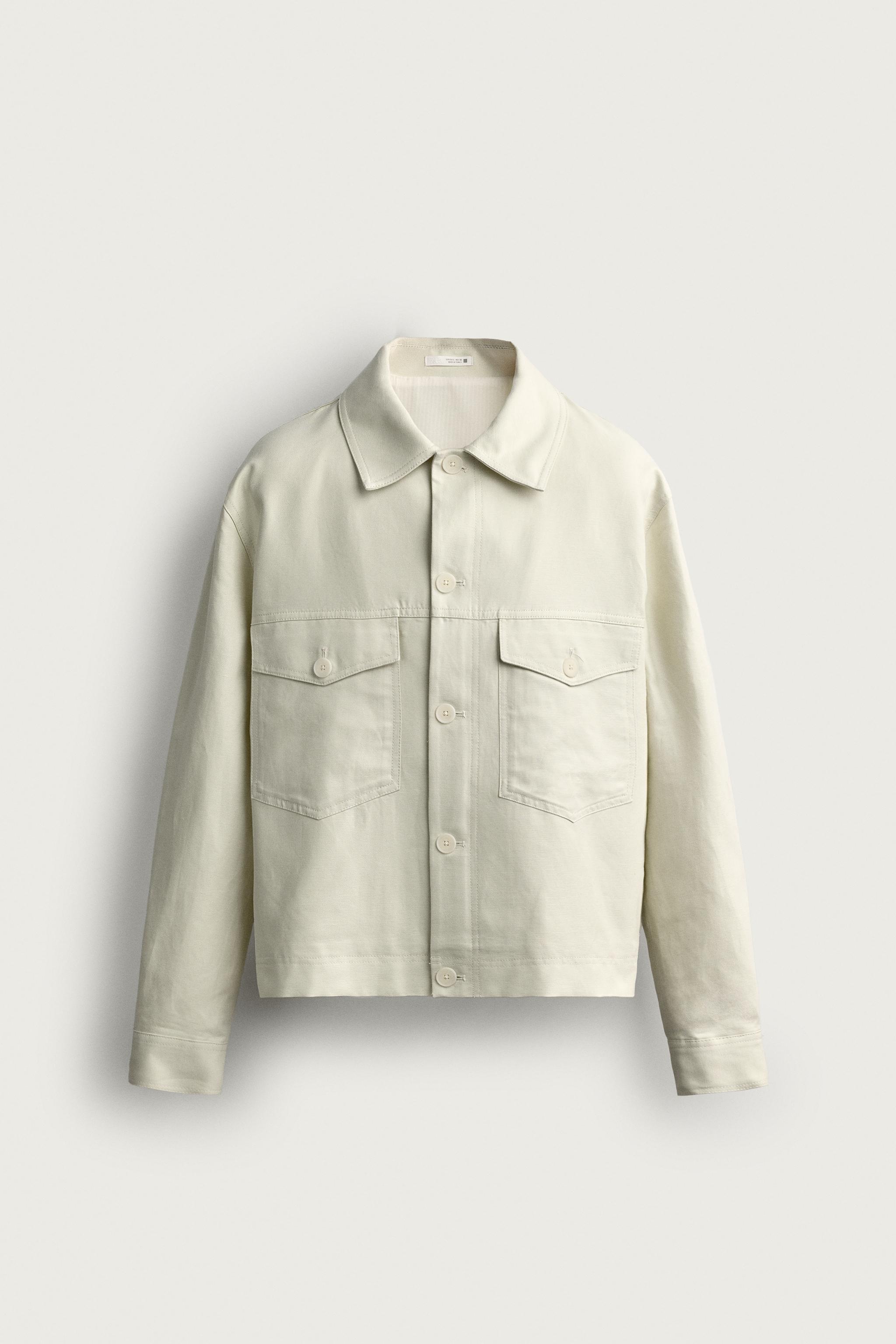 SURCHEMISE RELAXED FIT EN COTON ET LIN