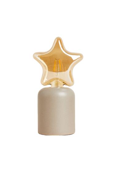 KIDS' TABLE LAMP WITH STAR LIGHT BULB - Bluish by Zara