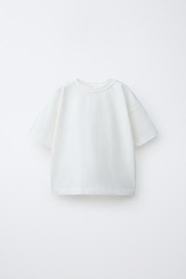 LOT DE TROIS HAUTS RAYÉS ET UNIS - Marron-Bleu de Zara - Image 1