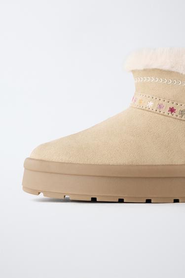 BOTTES BRODÉES - Marron de Zara - Image 5