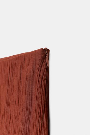 PANTALON LARGE FOULARD - Terracota de Zara - Image 10