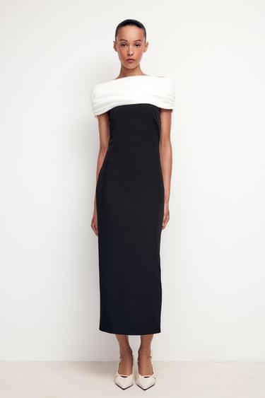 SAPATO DE SALTO COM TIRAS E FIVELA - branco da Zara