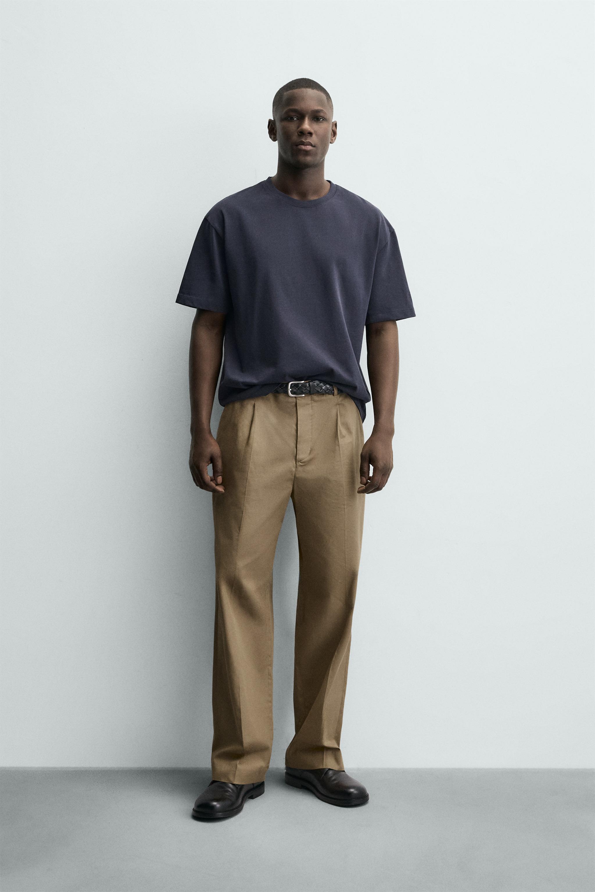 BASIC HEAVYWEIGHT T-SHIRT /03 - Dark brown | ZARA United States
