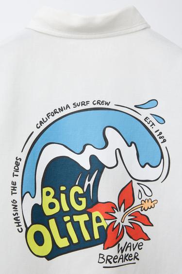 SURF PRINT SHIRT - White by Zara - Image 3