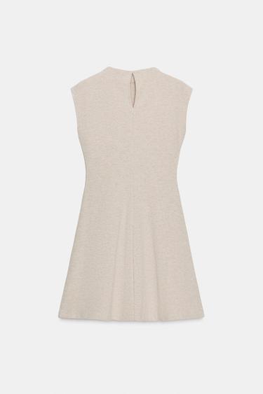 ROBE COURTE SOFT - Sable / Chiné de Zara - Image 6