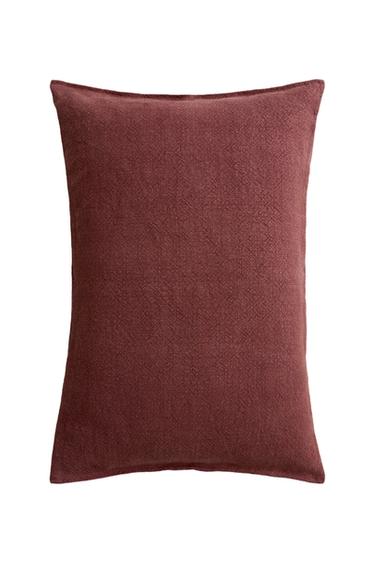 JUTE CUSHION COVER - Pink by Zara