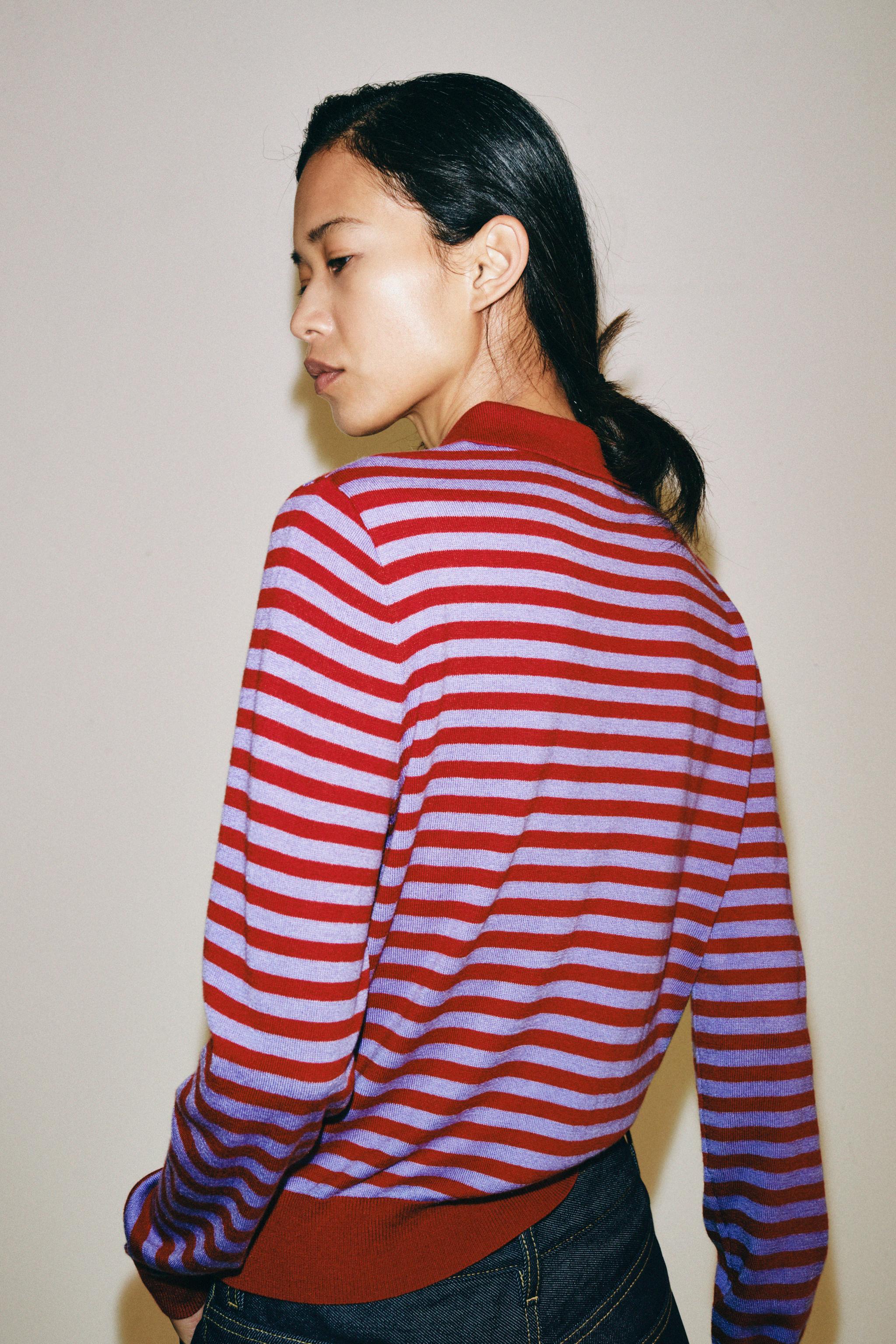 STRIPED POLO