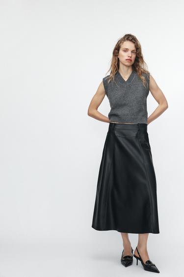 CHAUSSURES OUVERTES À L'ARRIÈRE AVEC BOUCLE - Noir de Zara - Image 0