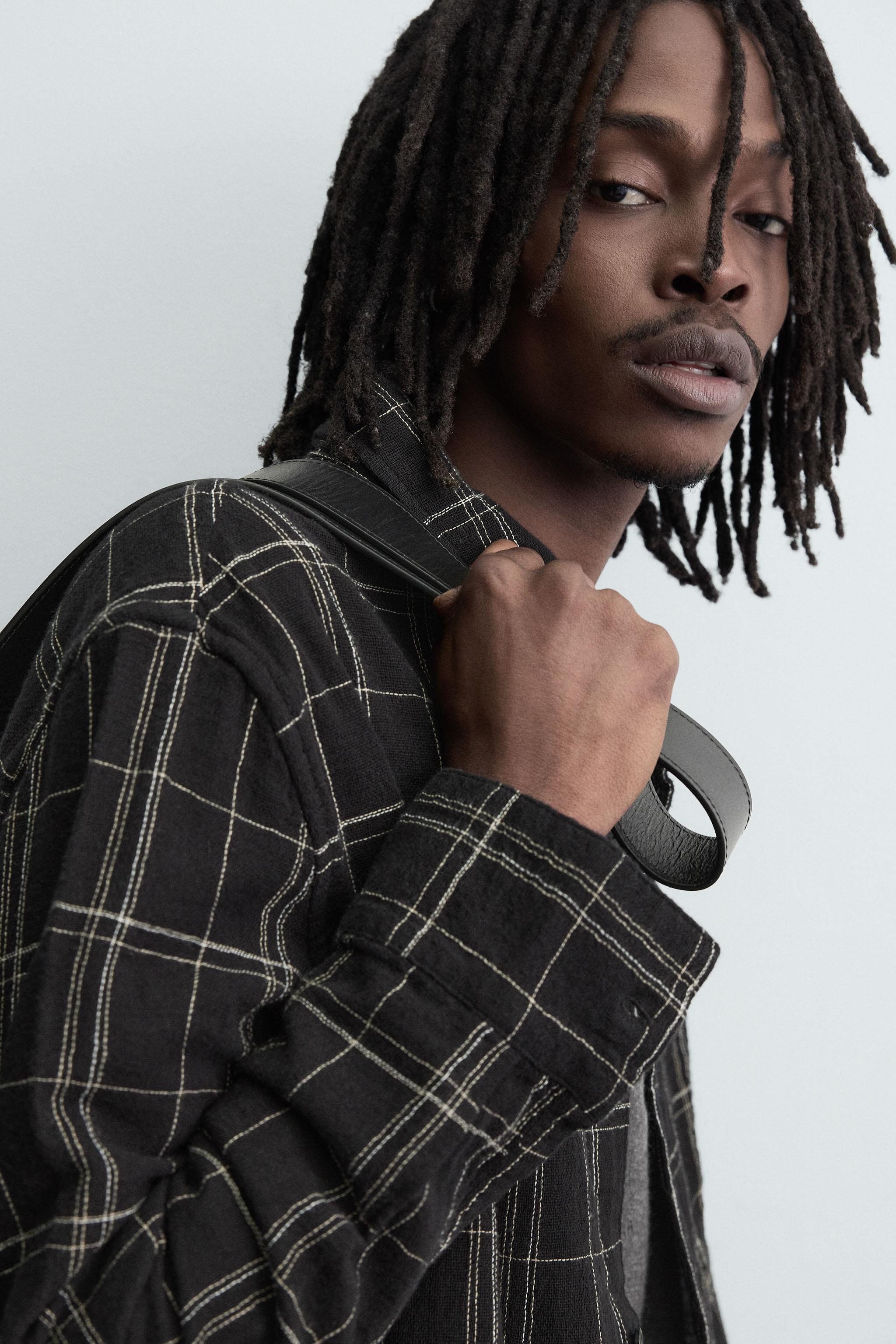 Standardized ブラック系チェックジャケット グラフチェック パッチワーク テーラードジャケット – MODE-apparare