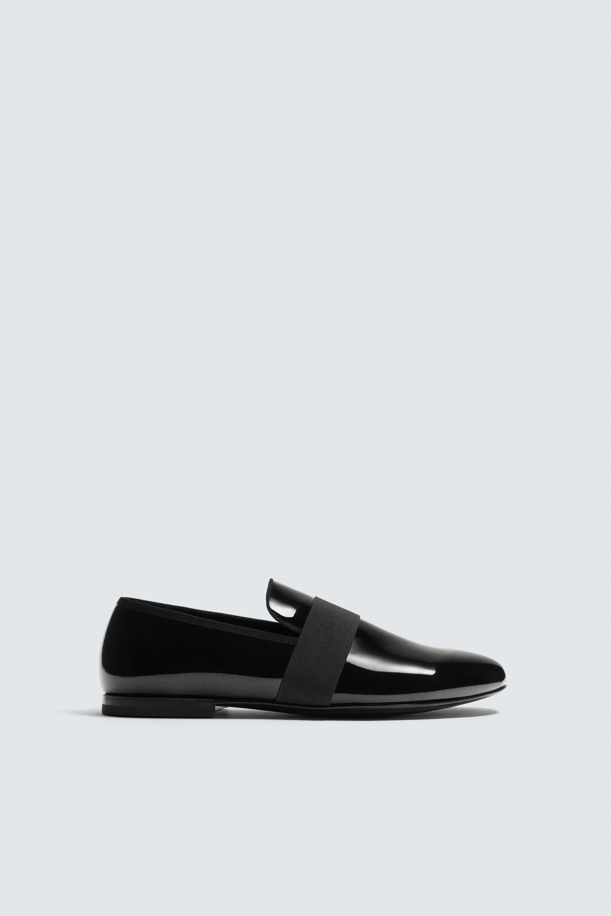 DRESS PATENT EFFECT LOAFERS