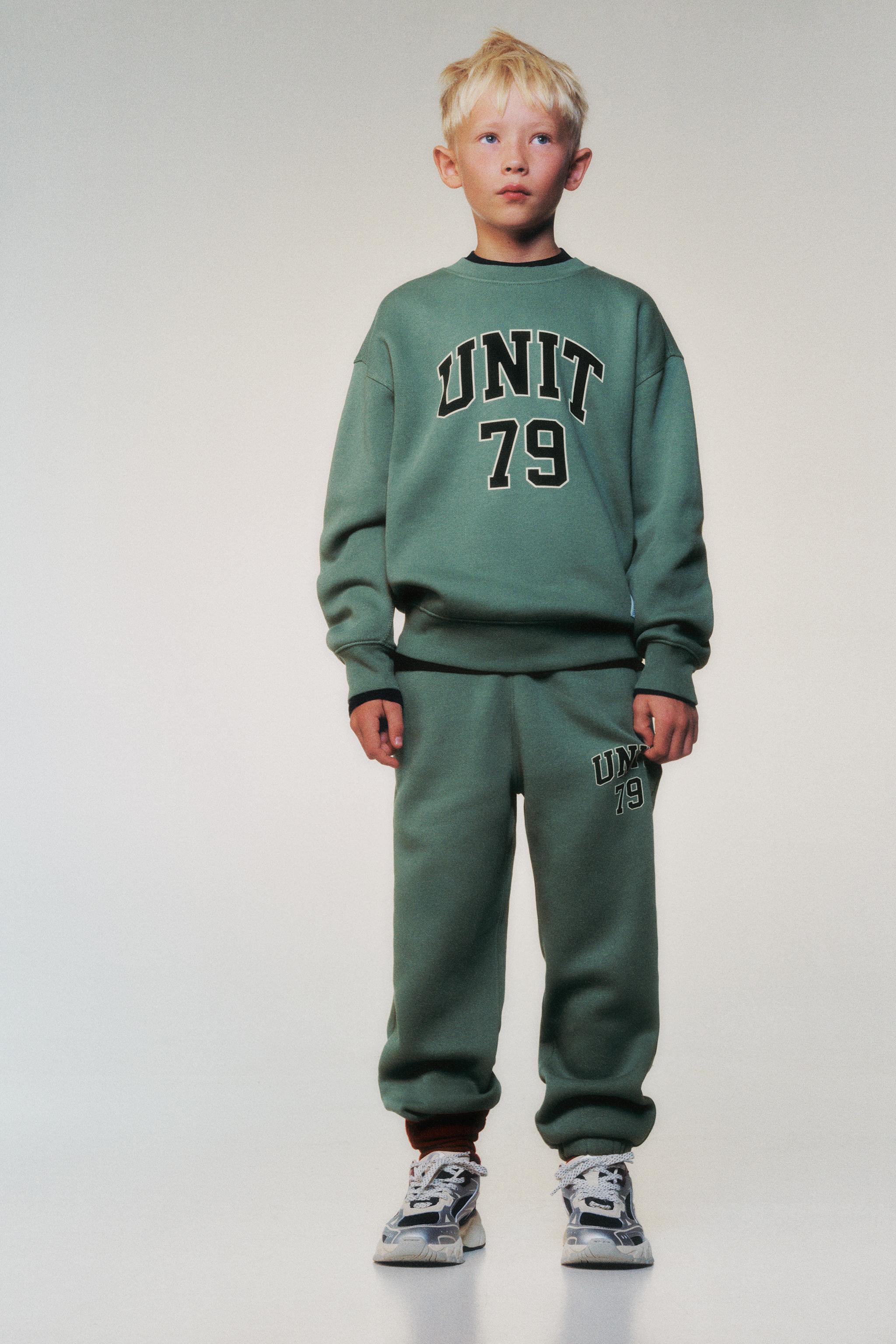 ゆら様　オーダー JOGGING TEXT SWEATSHIRT - Sea green | ZARA United States
