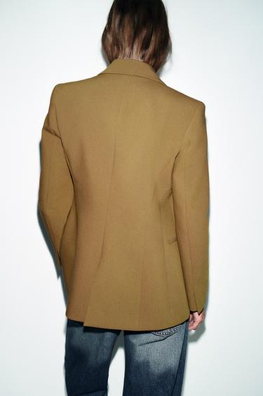 FITTED BLAZER WITH GOLDEN HARDWARE - Oil by Zara - Image 4