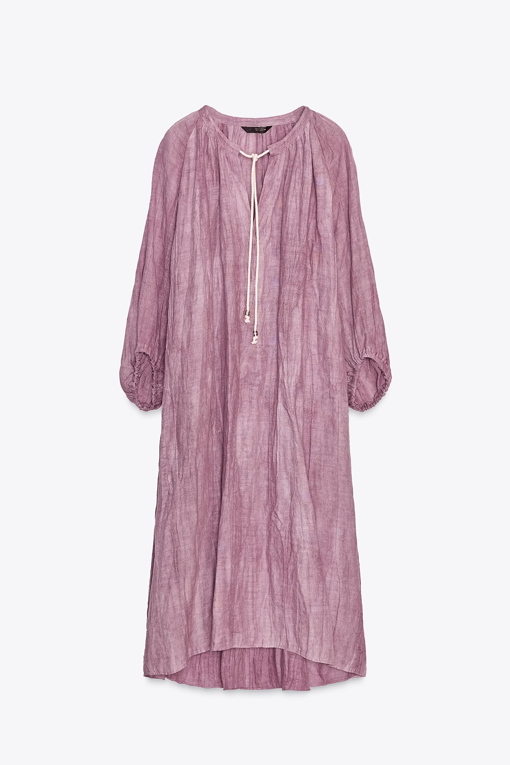 ROBE TUNIQUE EN LIN TIE DYE ZW COLLECTION