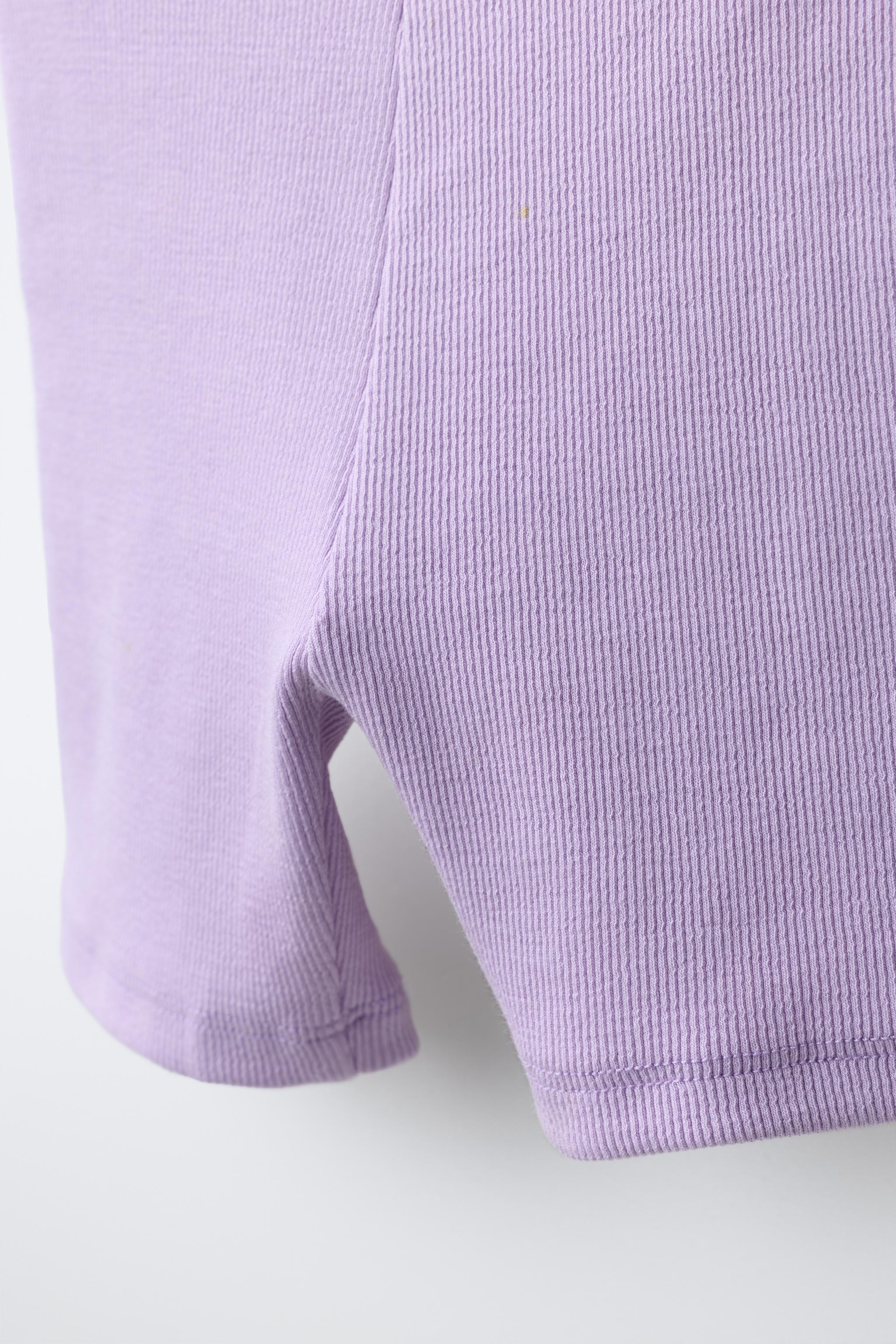 RIBBED CYCLIST LEGGINGS